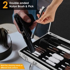 Gun Brush Accessories Gun Barrel Brush Box Set for H unting and Gun Maintenance