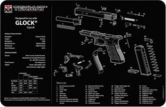 TekMat R17-GLOCK-G4 Gun Cleaning Mat for Glock Gen 4 11″ x 17″ Black