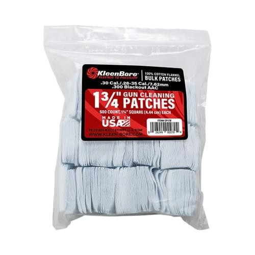 KleenBore CP17B Bore Cleaning Patches .28-.35 Cal 1 3/4″ 500 Count
