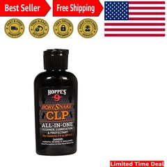 2 oz Reusable Hoppe’s CLP for Guns: Efficient Cleaner, Lube & Rust Preventant