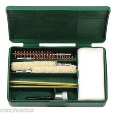 Pistol Cleaning Kit 8+ Pieces! Gun Brushes 9mm .357 .380 + FREE LED BORE LIGHT!