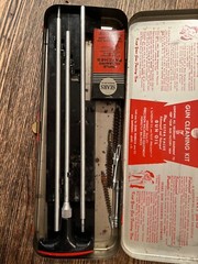 Vintage Sears Roebuck and Co Rifle Cleaning Kit No. 2145 for 30 Caliber Rifle