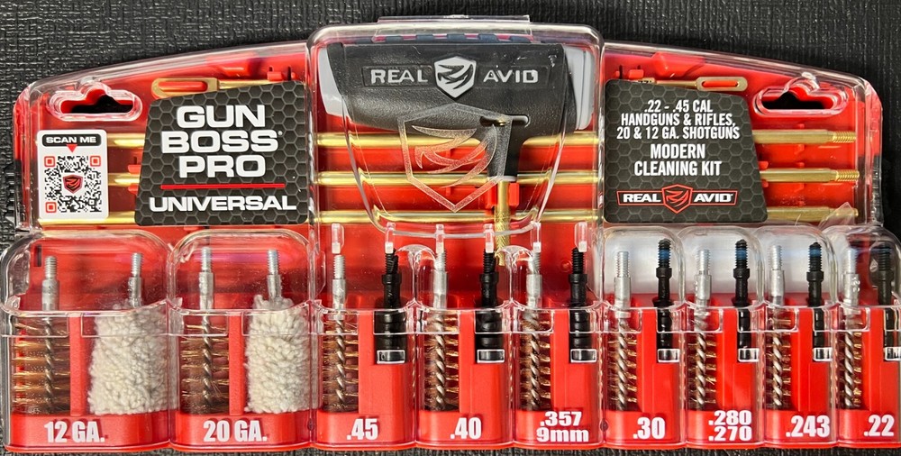 Real Avid Gun Boss Pro – 24 Piece Universal Gun Cleaning Kit (AVGBPRO-U)