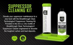 Suppressor Cleaning Kit, 16oz. Removes Carbon and Lead depsosits