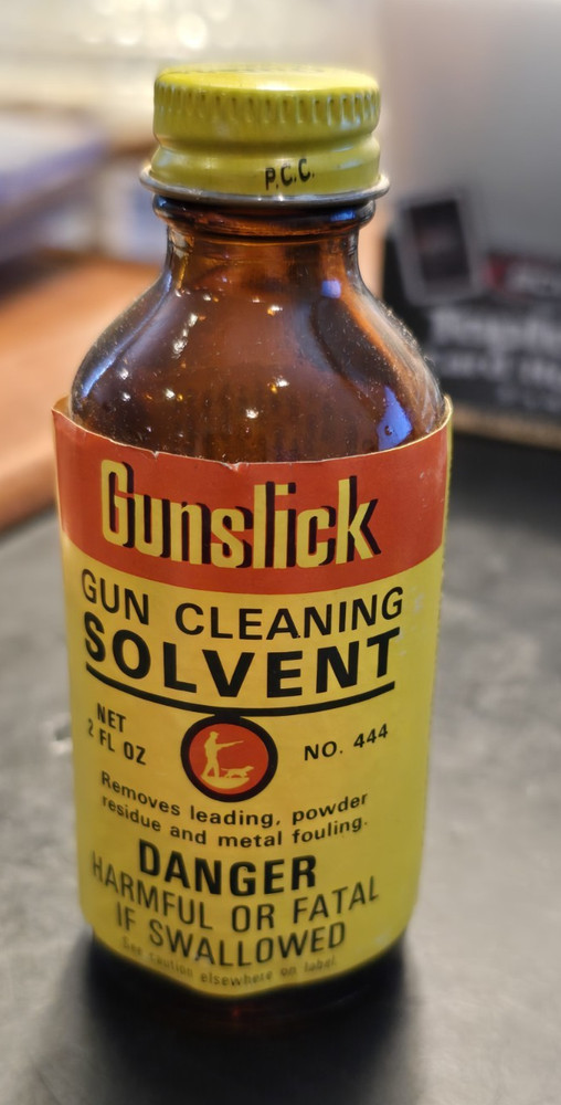 Vintage 1960’s OUTERS GUN CLEANING SOLVENT BOX & BOTTLE Mint Never Used