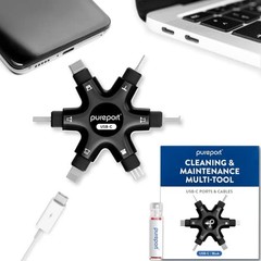 USB-C Multi-Tool Phone Cleaning Kit | Clean Repair & Restore For Usb-c (Black)