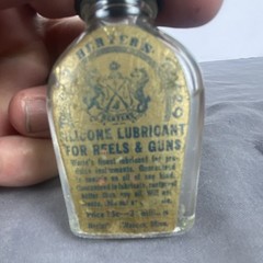 Holler’s Clear Silicone Lubricant for Reels & Guns, Glass Bottle