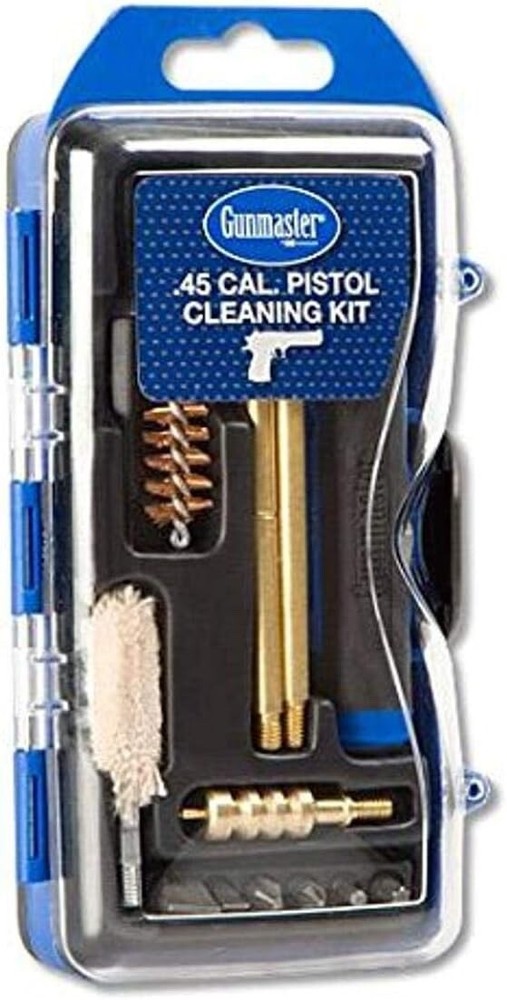 Gunmaster Cleaning Kit for .45 Caliber Pistols – 14 Piece Compact