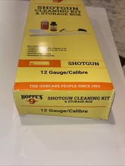 Hoppe’s No. 9 shotgun cleaning kit designed for 12-gauge firearms.