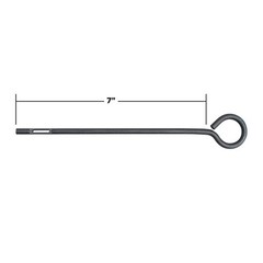 Shooter’s Choice Looped Pistol Rod, Black, SHF-44L B Cleaning Rod