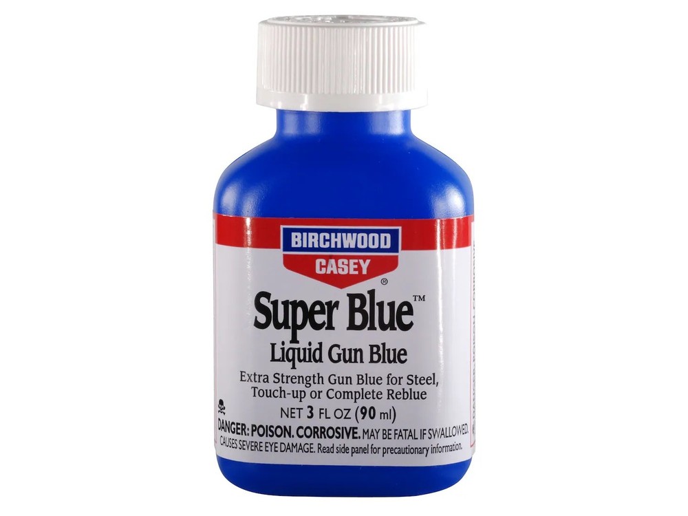 Birchwood Casey SUPER BLUE Liquid Gun Blue FOR BLUEING POLISHED HARDENED STEELS