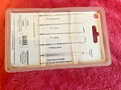 Metal Picks to Aid in Cleaning Guns, New, 4 with magnetic handle
