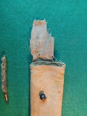 Vtg Marbles Jointed Rifle Rod Cleaning Kit No. 9728-.28 Caliber, And Up 36″