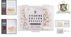 .22 Caliber 300 Count Cleaning Wool Pellets with Storage Box – Gun Maintenance
