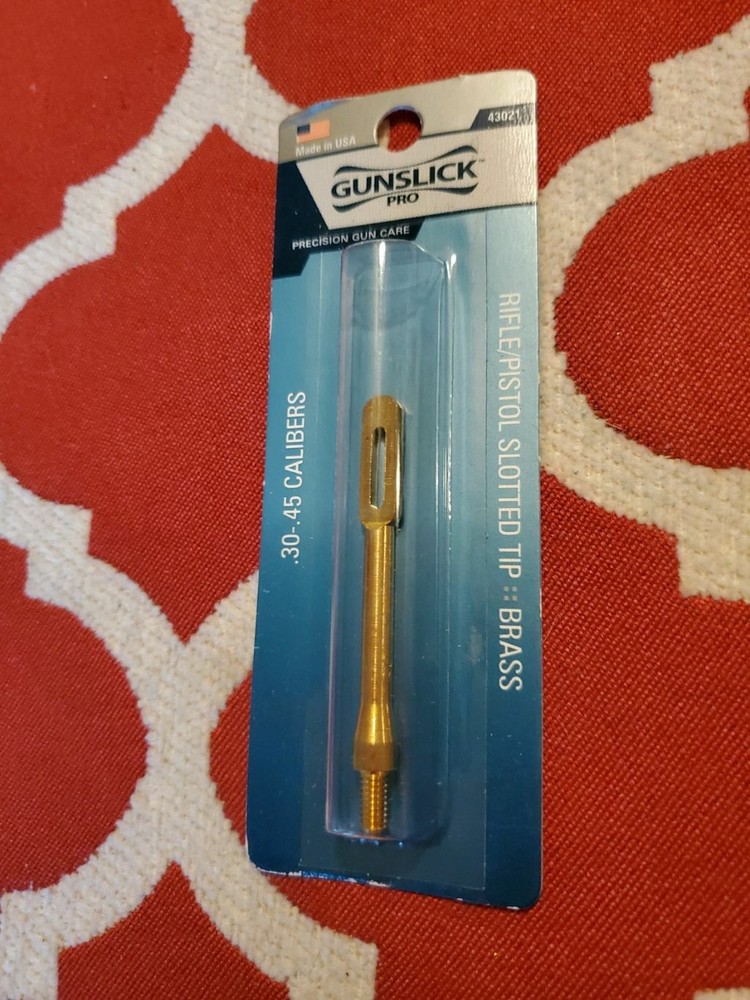 Gunslick Pro .30 – .45 Cal Brass Slotted Tip New