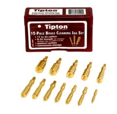 Tipton 749245 13-Piece Solid Brass Jag Set Multi-Caliber w/ Storage Box