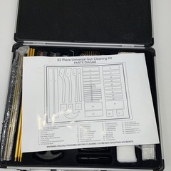 Winchester gun cleaning kit in briefcase style carrier 62 piece USED