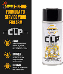 CLP Cleaner Lubricant and Preservative Gun Cleaner, CLP-2, Aerosol Spray, Synthe