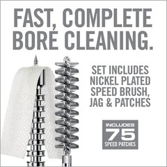 Real Avid Gun Cleaning Jag, Bore Brush & Gun Cleaning Patches Set, All in One…