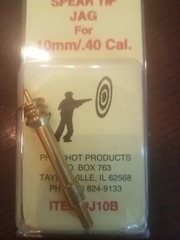 Pro-Shot Spear Tip Jag 10mm/.40 Caliber – Benchrest Quality – J10B