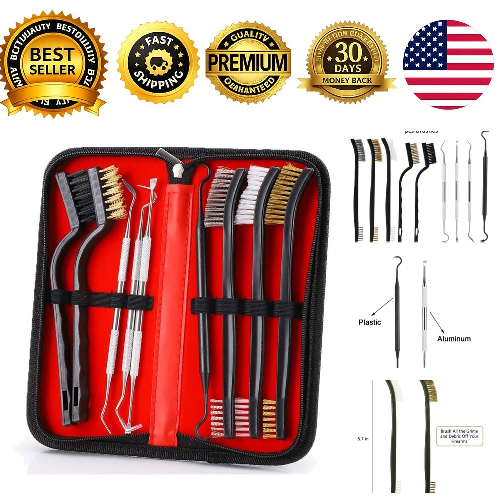Gun Cleaning Tools Kit Gun Cleaning Pick Brush Cleaner Set