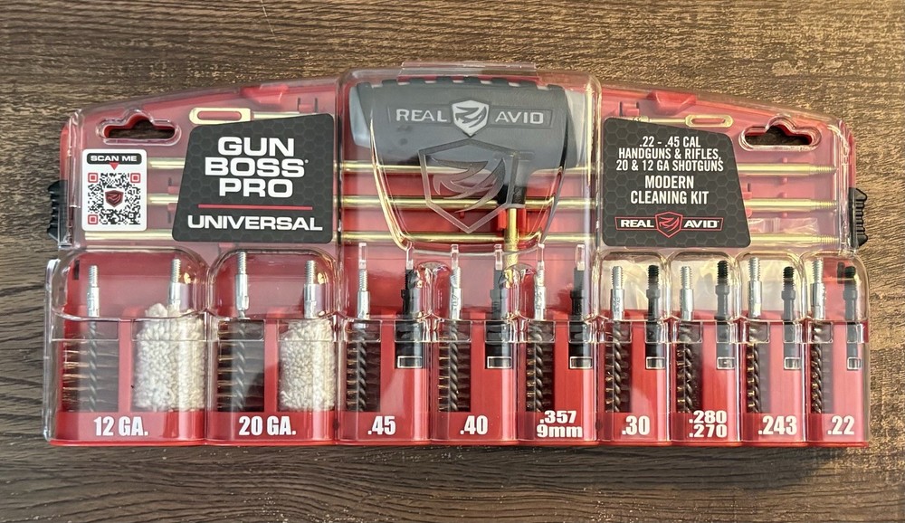Real Avid Gun Boss Pro – 24 Piece Universal Gun Cleaning Kit (AVGBPRO-U)