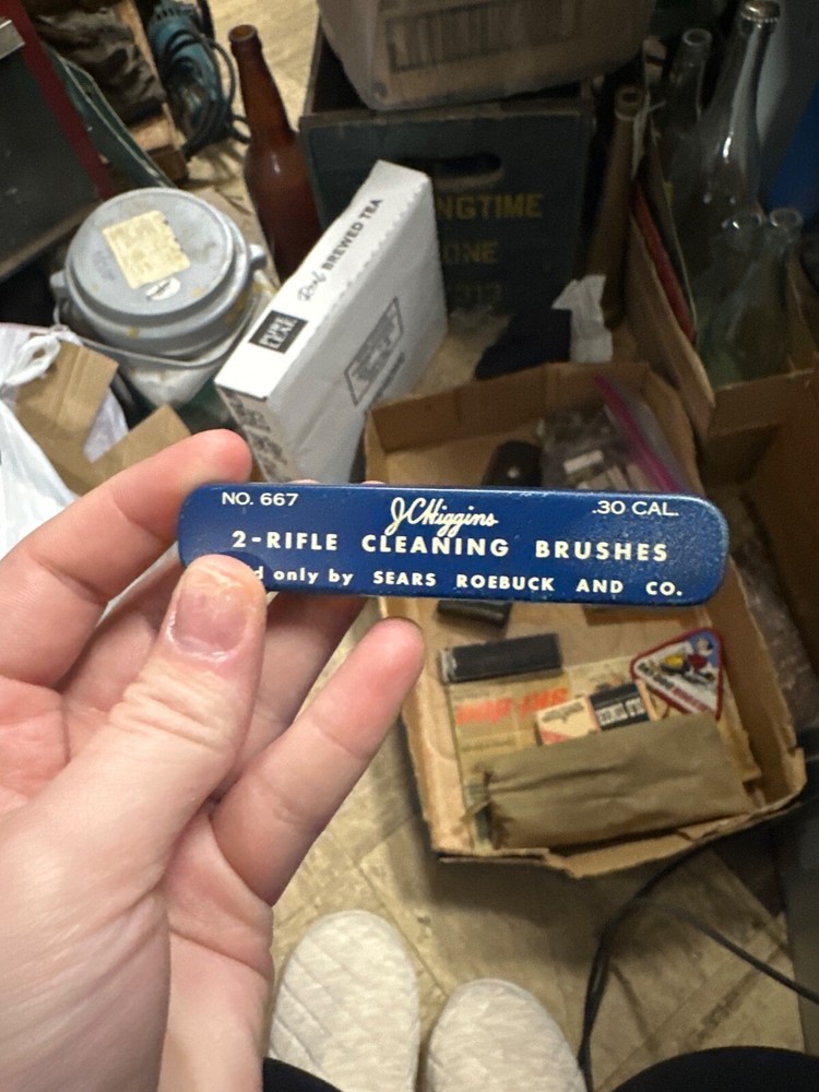 JC Higgins 2 rifle cleaning brushes sold only by sears roebuck and co