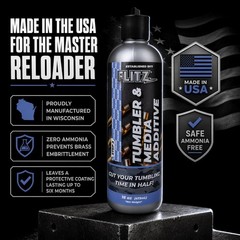 FLITZ Tumbler Media Additive 16oz/473ml Bottle TA04806 (SEE VIDEO)