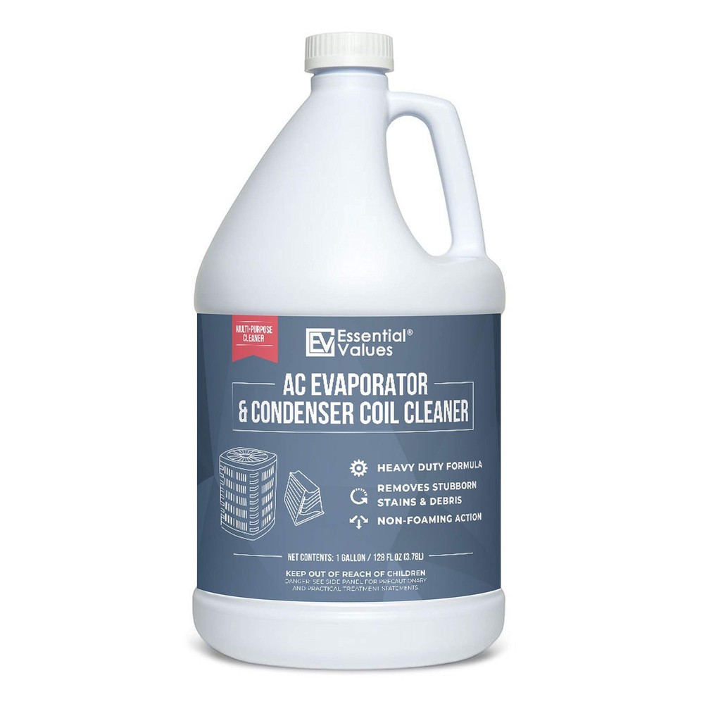 AC Coil Cleaner Non Acidic Evaporator Condenser Gallon Heavy Duty