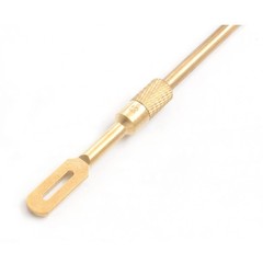 6 Pack Solid Brass Slotted Tip Jag Patch Holder for Rifle/Handgun/Pistol