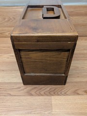 Handmade Wood Gun Cleaning Kit Box For Rifles Handguns Shotguns