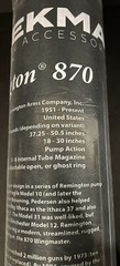 TekMat Remington 870 Cleaning Mat 12″ x 36″ Black w/ TekTowel R36-REM-870
