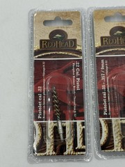 RedHead .35/.357/9mm X 2 & .22 Cal Pistol Bronze Bore Cleaning Brush New Lot