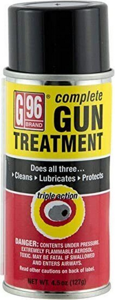 G96 Gun Treatment Cleans Lubricates Protects Firearms 4.5 oz Aerosol – 1055