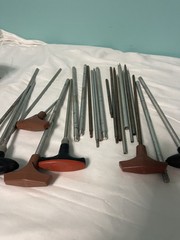 Vintage Lot Gun Cleaning Rod Jointed Mixed Of Branded And Unbranded