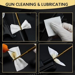 900 PCS Thick Cleaning Patches in Storage Box, Universal Cleaning Patch for F…