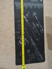 TekMat Mauser K98k Gun Cleaning Mat,12x36in,Black TEK-36-MAUSER