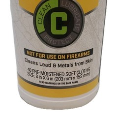Otis Technology FG-40C-LRW Lead Cleaning Hand Wipes 40 Count