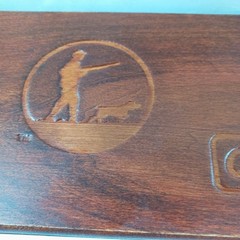 Deluxe Gun Cleaning Kit Outers Wooden Case Bronze Brushes-No Solvent or CD