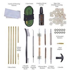 Universal Gun Cleaning Kit for .22 .223Cal 5.56mm .22LR, Including Bore Chamber