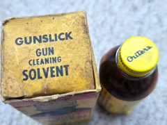 Outers GunSlick Gun Cleaning Nitro Powder Solvent 2oz. Empty Glass Bottle