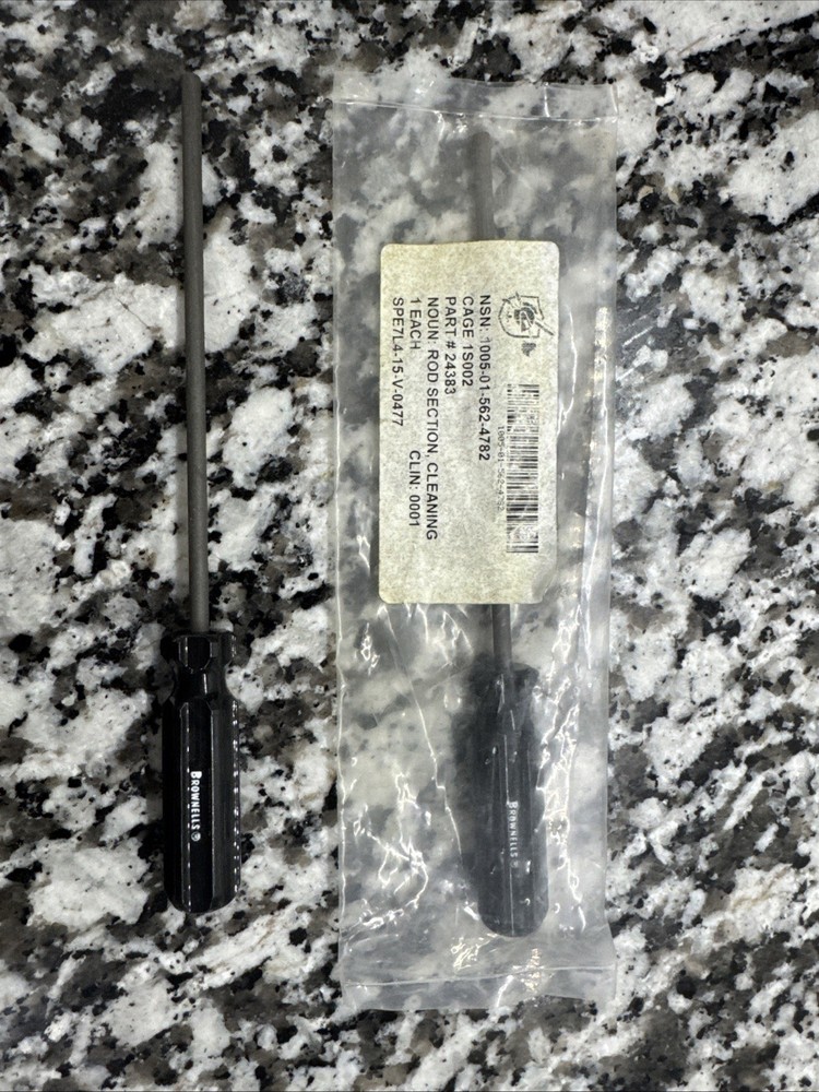 36 BULK NEW Brownells Rod Cleaning Section Part#24383 Handle new unopened!