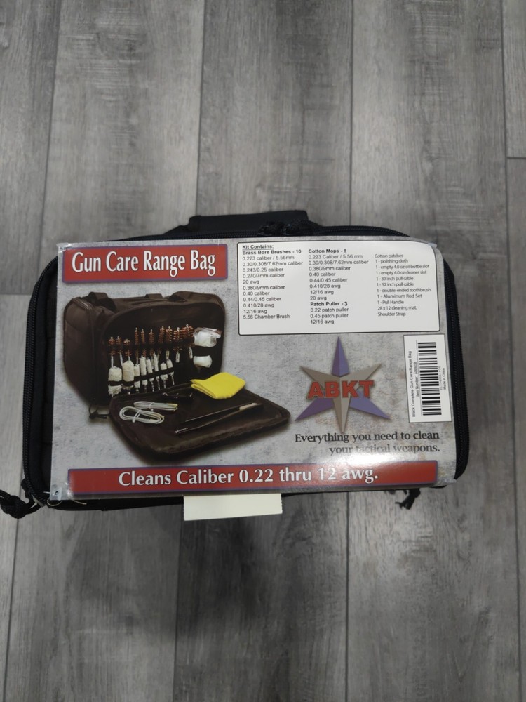 NRA ABKT Gun Care Kit Range Bag New Coyote Tan Color Model AB090T