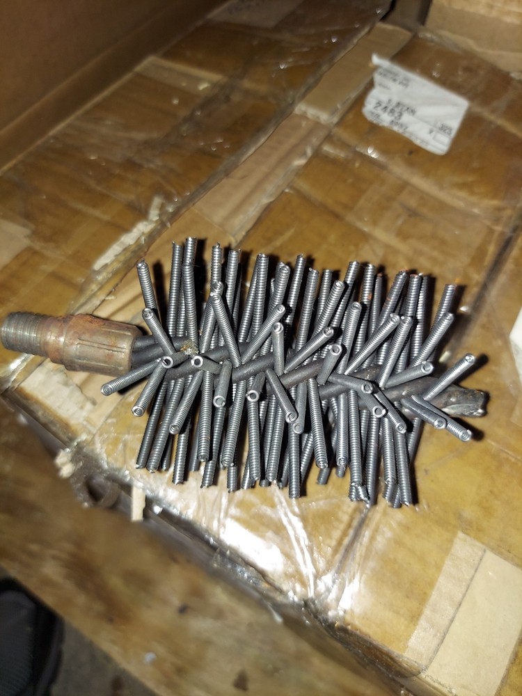 Tube Cleaning Brush, Large, Steel Spring Filled • SFB-200-2 1/2