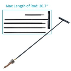 Rifle Gun Cleaning Kit Compact for .22 .223 Cal 5.56mm .22LR Barrel