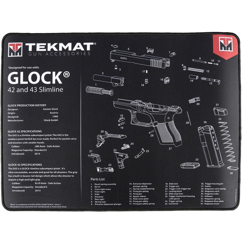 TekMat Ultra 20 Premium 15″ X 20″ – 1/4″ Thick Oil Resistant Non-Slip Waterpr…