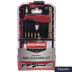 Gun Cleaning Kit 22 Piece Shotgun Rifle Multi-Caliber with Case