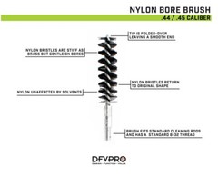 10 Pack- .44/.45 Cal Nylon Bore Brushes for Gun Cleaning and Maintenance