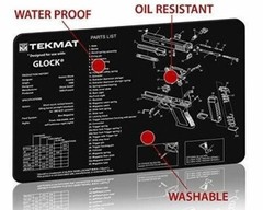 TEKMAT ARMORERS BENCH MAT 11″x17″ GLOCK 17 G3