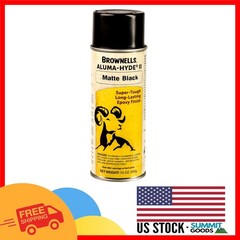 Matte Black Epoxy Firearms Finish – 12oz Quick-Drying Spray for Pistol & Rifle